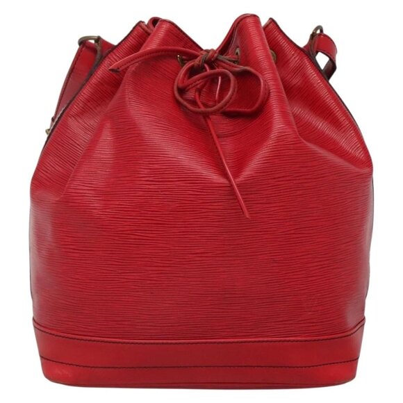 LOUIS VUITTON Epi Noe Shoulder Bag Red M44007 LV Auth ar13738 - Picture 11 of 15